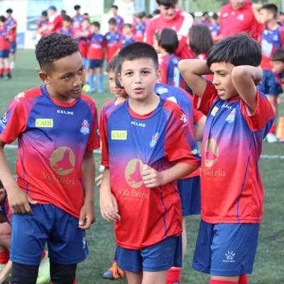 Jugadors esperant el seu torn a la presentació